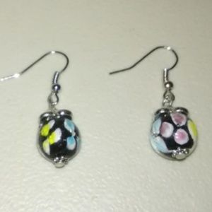 Glass Bead Earrings, 1st set
